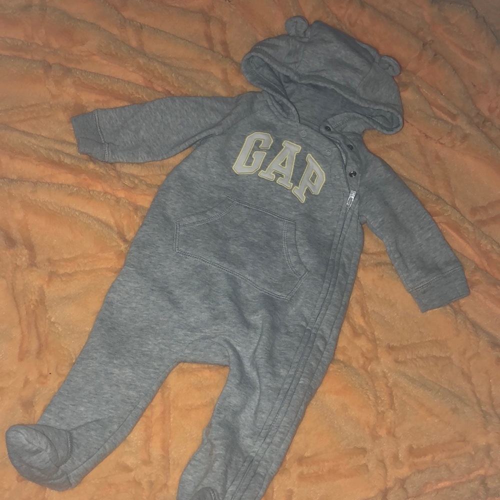 Gap one piece baby hoodie